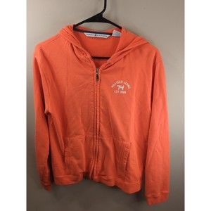 Tommy Hilfiger Women s Full Zipper Hoodie small Peach/Pink